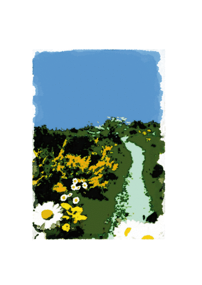 Peinture de chemin